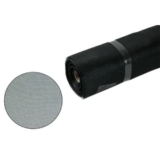 Üvegszálas szúnyogháló, fekete 1.2x30m