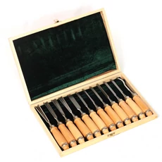 Festa favéső készlet, fa dobozban 12 részes Festa favéső készlet, fa dobozban 12 részes