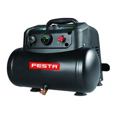 Festa kompresszor, olajmentes, 1.2kW, 6L