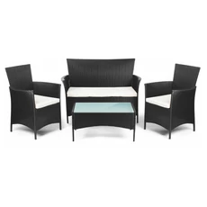 Fieldmann FDZN 6050-PR Eva kerti bútor szett, rattan, 2+1+1