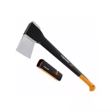 Fiskars hasítófejsze X21 + Xsharp fejsze és késélező szett