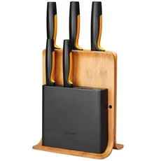 Fiskars Functional Form késblokk, 5 késes, bambusz