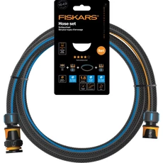 Fiskars Comfort tömlőszett csatlakozókkal, 1.8m, 1/2&quot;
