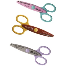 Fiskars Kidzors x3 mintavágó olló készlet, állatkerti állatok