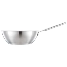 Fiskars All Steel Wok serpenyő, rozsdamentes acél, 28cm