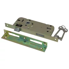 Flame bevésőzár beltéri ajtóhoz, szögletes előlap, 2 kulcsos, 240x71x20mm Flame bevésőzár beltéri ajtóhoz, szögletes előlap, 2 kulcsos, 240x71x20mm