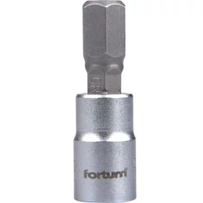 Fortum bitdugófej, HEX, 1/4&quot;, 8mm