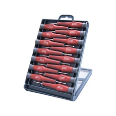 Fortum órás csavarhúzó készlet, két komponensű, ergonomikus markolat, 15db Fortum órás csavarhúzó készlet, két komponensű, ergonomikus markolat, 15db