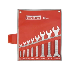 Fortum Kettős villáskulcs készlet, 6-24 mm, 8 részes