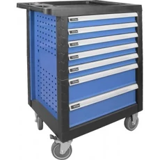 Güde szerszámos kocsi 7 fiókos, 100db-os szerszámkészlettel felszerelve (GWP 7 250R)