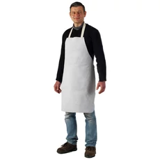 Coverguard bőr hegesztőkötény, 60x90cm, fehér, S
