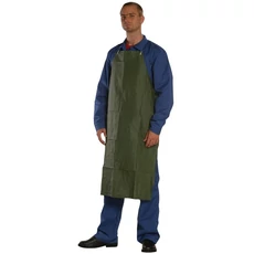 Coverguard saválló PVC kötény, 110x75cm, zöld, S