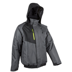 Coverguard Goma kapucnis téli dzseki, szürke-fekete, 3XL