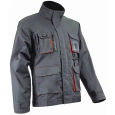 Coverguard Paddock II dzsekifazonú bikolor munkakabát, kopásálló, szürke-narancs, L