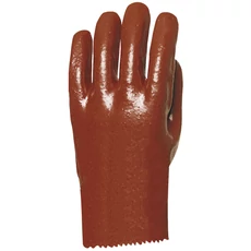 Coverguard Pvc védőkesztyű, vegyszerálló, bordó, 27cm, 9