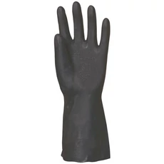 Coverguard vegyszerálló gumikesztyű, csúszásgátlós, fekete, 32cm, 8