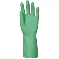 Coverguard vegyszerálló gumikesztyű, csúszásgátlós, zöld, 33cm, 7