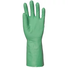 Coverguard vegyszerálló gumikesztyű, csúszásgátlós, zöld, 33cm, 10
