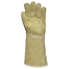 Coverguard ötujjas para-aramid kesztyű, hőálló, sárga, 38cm (párban)
