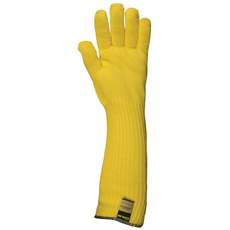 Coverguard Kevlar védőkesztyű, hőálló, vágásbiztos, sárga, 45 cm, 10