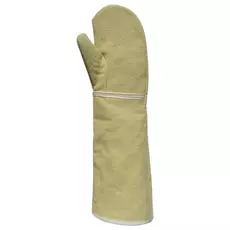 Coverguard egyujjas hőálló kesztyű, komfortos pamutbéléssel, sárga, 50cm (párban)