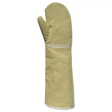 Coverguard egyujjas hőálló kesztyű, komfortos pamutbéléssel, sárga, 50cm (párban)