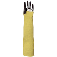 Coverguard kötött Kevlar® csukló- és alkarvédő, vágásbiztos, sárga, 55cm (párban)