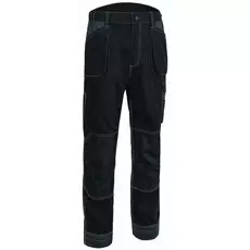 Coverguard Orosi Ripstop munkavédelmi nadrág, kopásálló Oxford 600D PES betétekkel, fekete, S