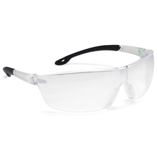 Coverguard Rho védőszemüveg, víztiszta lencsével, karc-, és páramentes, fehér-fekete