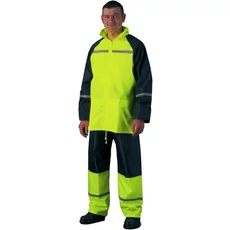 Coverguard Fluo esőruha, fényvisszaverő csíkkal, sárga, M