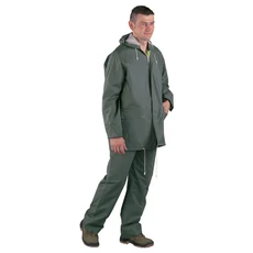 Coverguard Pvc esőruha, kétrészes, vízálló, zöld, M