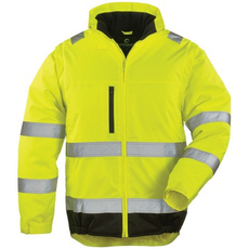 Coverguard Hi-way Xtra jól láthatósági kabát, 2 az 1-ben, sárga-fekete, S