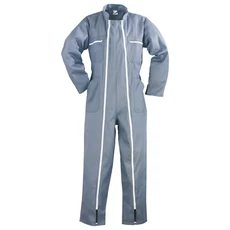 Coverguard dupla cipzáros overáll, kopásálló, szürke, 2XL