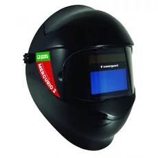 Coverguard Mercurio 2 poliamid hegesztőpajzs, automatikusan beállítható Din 9-13 közötti védőfokozat tartománnyal, fekete, 100x41mm-es látómezővel