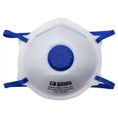 Coverguard 6RES120NSI FFP2 NR pormaszk, elektrosztatikus szűrőközeggel, fehér, 10db