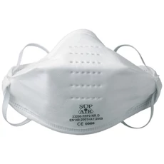 Coverguard paneles FFP2 NR D szelep nélküli részecskeszűrő maszk, fehér, 20 db