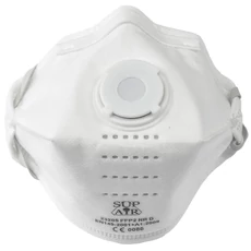 Coverguard paneles FFP2 NR D szelepes részecskeszűrő maszk, fehér, 20db