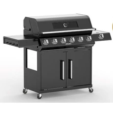 Riwall RGG 61 EXL prémium gázüzemű grillsütő 24kW, 6+1 gázégővel Riwall RGG 61 EXL prémium gázüzemű grillsütő 24kW, 6+1 gázégővel