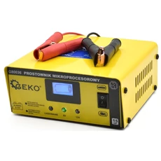 Geko mikroprocesszoros akkutöltő, 6/12V, 15A, 6-200Ah