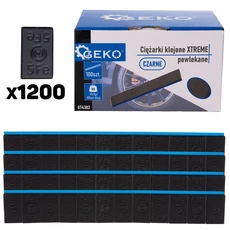 Geko XTreme kerék súlyok centírozáshoz, fekete, 1200db, 6kg