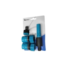 Tömlőcsatlakozó készlet 4db-os, 3/4&quot;-os BLUE LINE (blisteres)