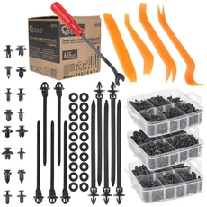 Geko autóklipsz készlet kárpitozáshoz, 655 darabos