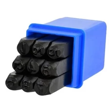 Geko számbeütő készlet, 8mm, 9 részes Geko számbeütő készlet, 8mm, 9 részes