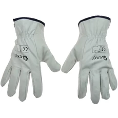 Geko munkavédelmi kesztyű, kecskebőr, fehér, 10