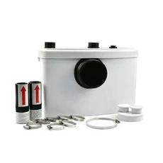 Geko szivattyú WC-k szivattyúzásához, darálóval 600W Geko szivattyú WC-k szivattyúzásához, darálóval 600W