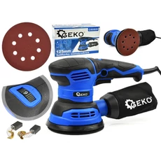 Geko excentercsiszoló, 125mm, 300W, 230V Geko excentercsiszoló, 125mm, 300W, 230V