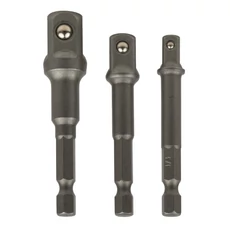 Geko dugókulcs adapter készlet fúrókhoz, 1/4", 3/8" és 1/2", 3db
