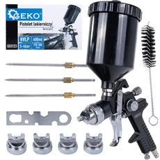 Geko HVLP festékpisztoly 4 fúvóka, 1.3-2.0mm