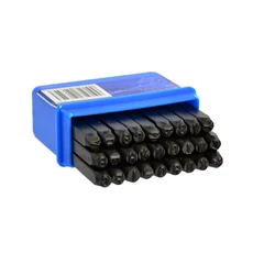 Geko betűlyukasztó készlet, 4mm, 27 részes