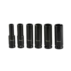 Geko gépi dugókulcs készlet, hosszú, 1/2", 10-21mm, 6db